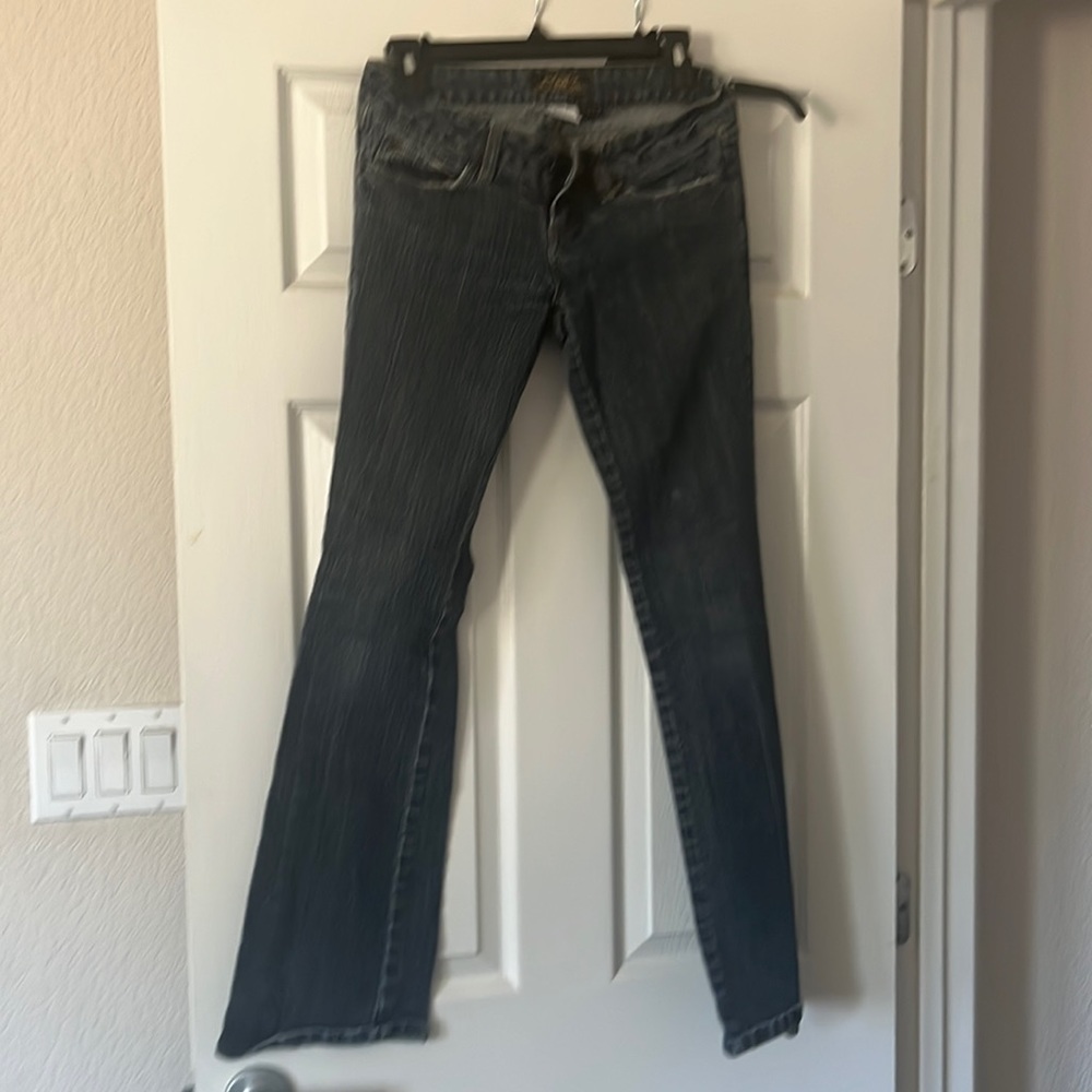 Anchor blue size 3 jeans dark blue / black with some gold lining